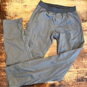 Lululemon Mens Fully Lined Pants Grey Sz M